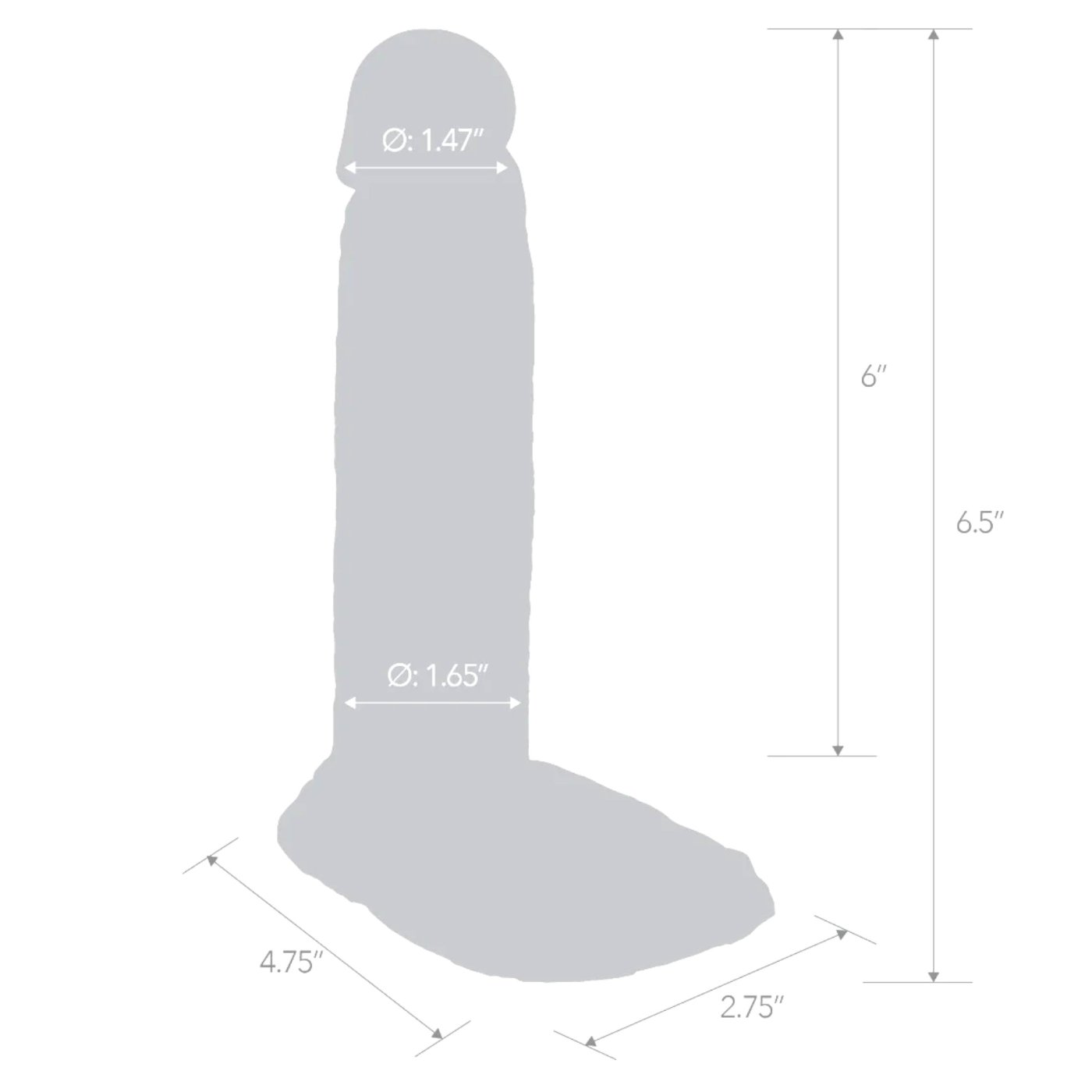 Blue Line 6.5 Inch Super Real Penis Extension Sleeve with Ball Constriction Loop