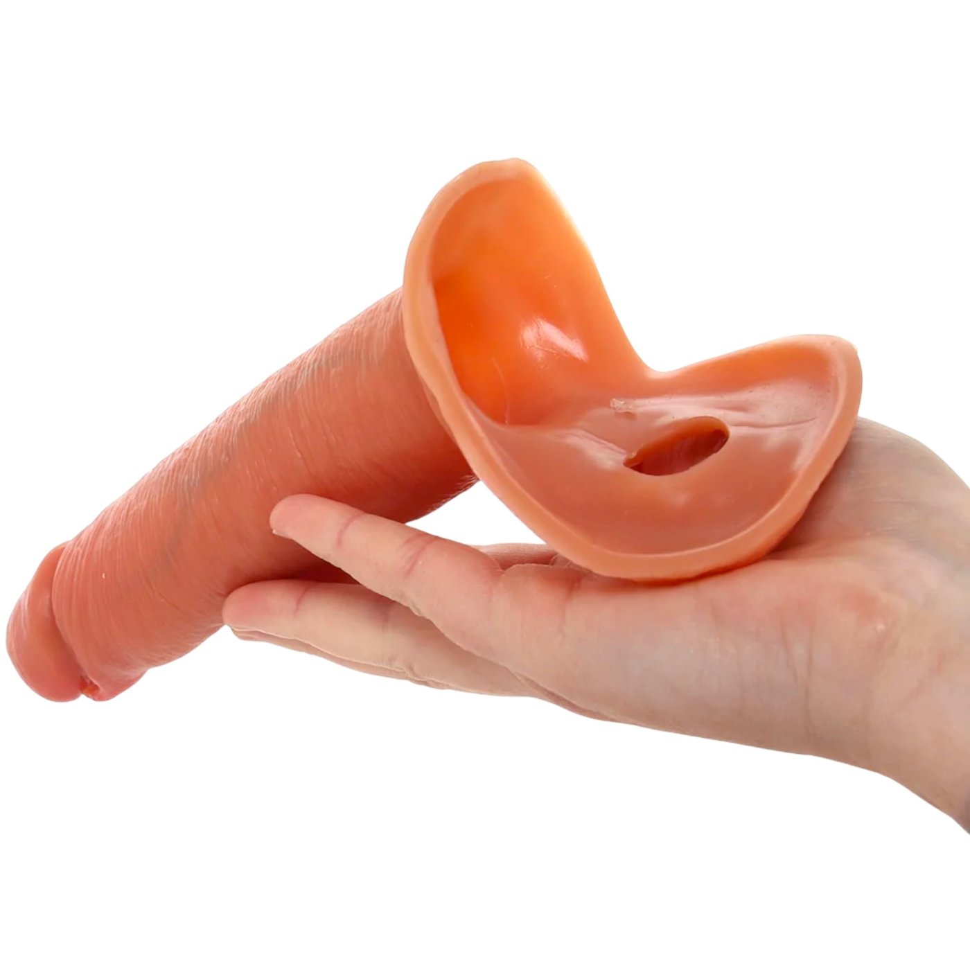 Blue Line 6.5 Inch Super Real Penis Extension Sleeve with Ball Constriction Loop