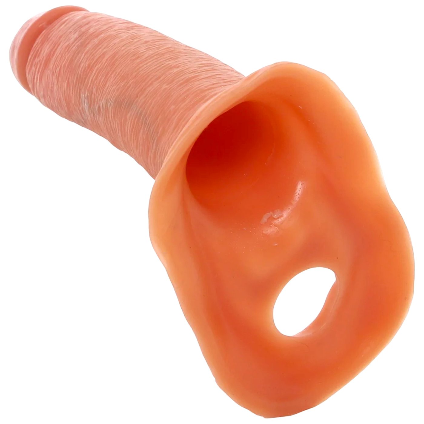 Blue Line 6.5 Inch Super Real Penis Extension Sleeve with Ball Constriction Loop