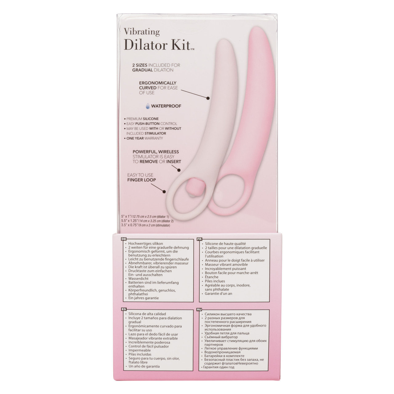 CalExotics Inspire Silicone Vibrating Dilator Kit (3 Pack)