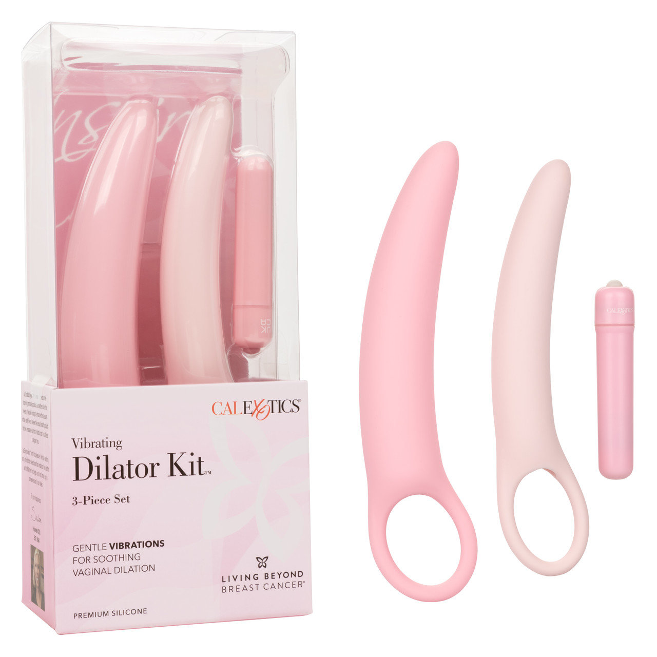 CalExotics Inspire Silicone Vibrating Dilator Kit (3 Pack)