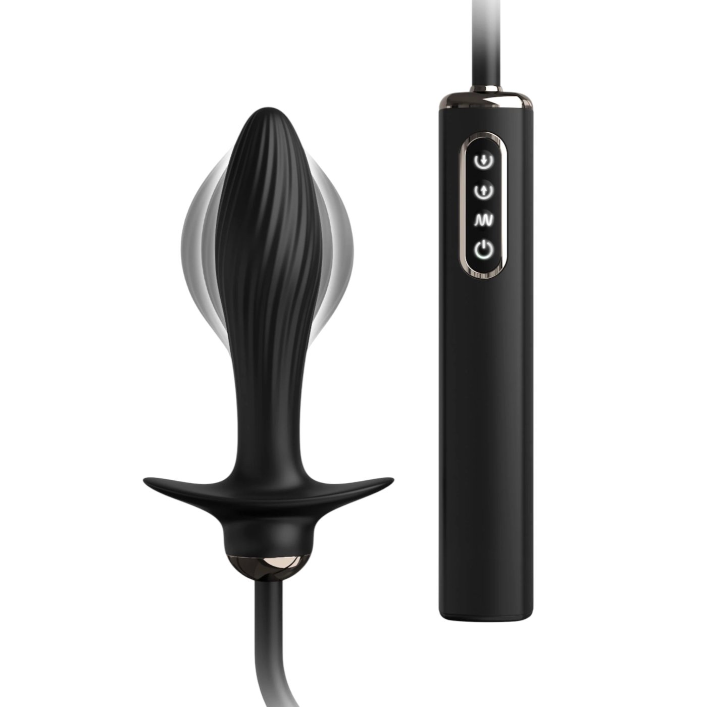 Anal Fantasy Auto Throb Inflatable Vibrating Butt Plug