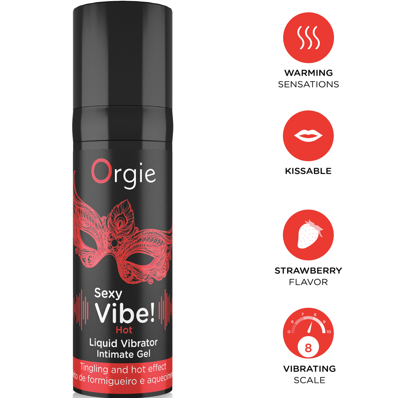 Orgie Sexy Vibe! Hot Liquid Vibrator 15ml