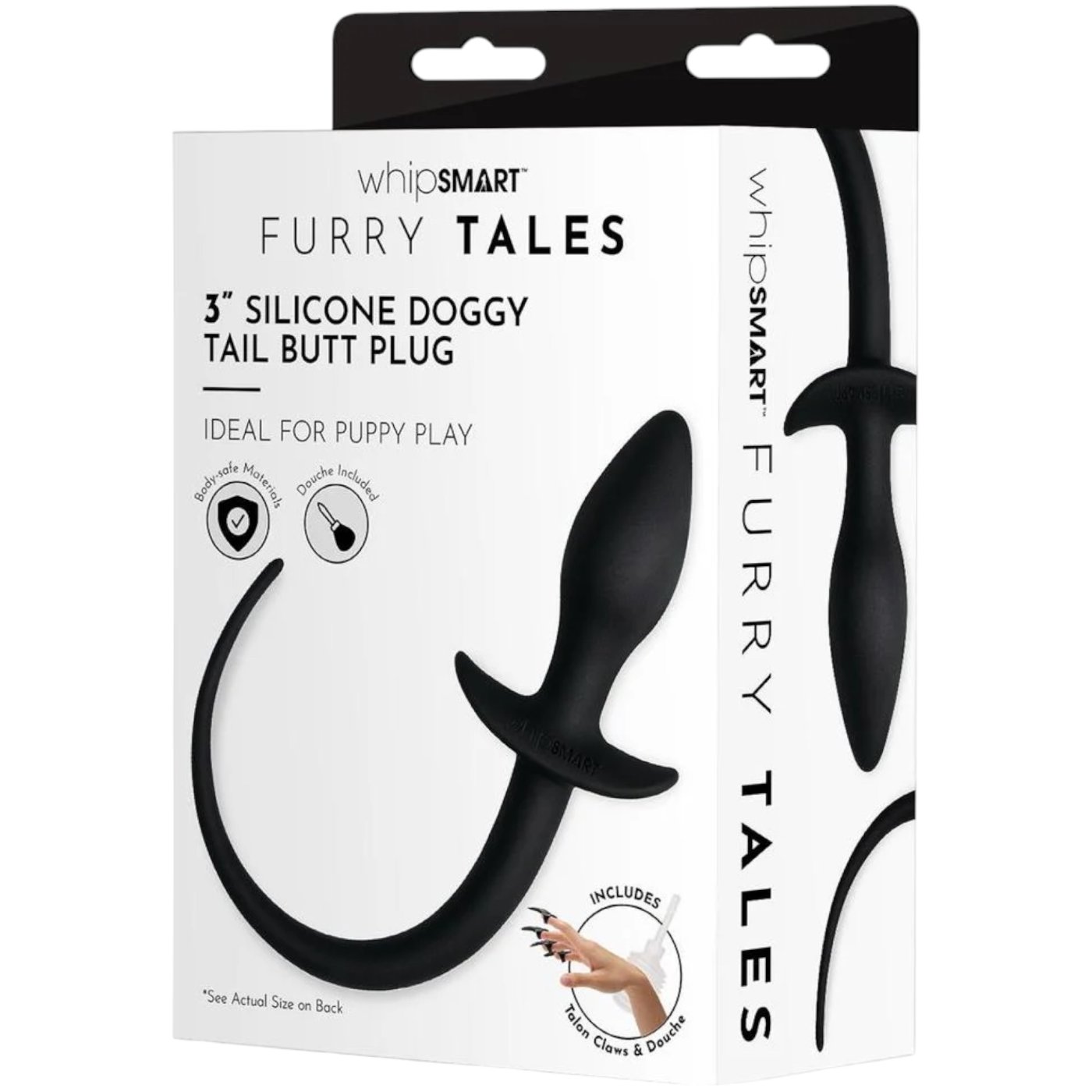 Whipsmart Silicone Doggy Tail Butt Plug 3 Inch