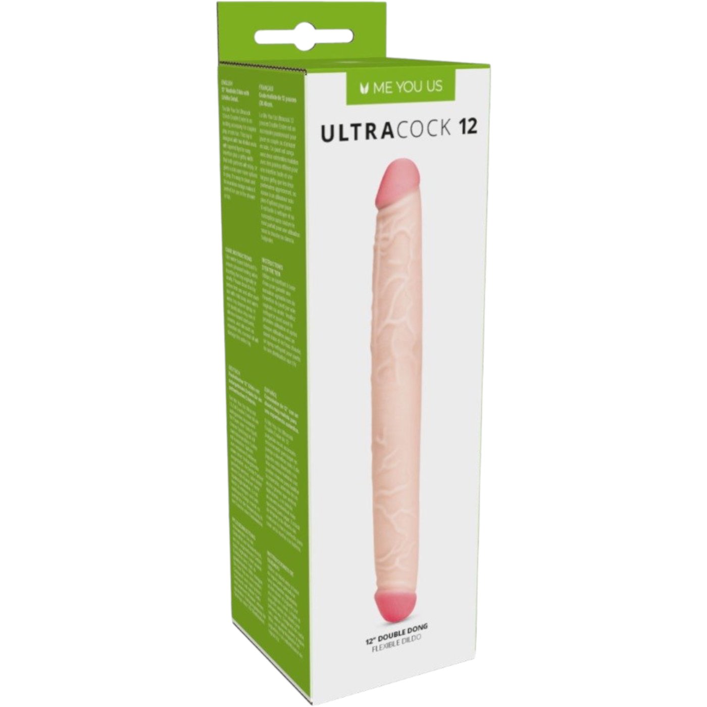 Me You Us Ultra Cock Double Ended Dildo 12 Inch