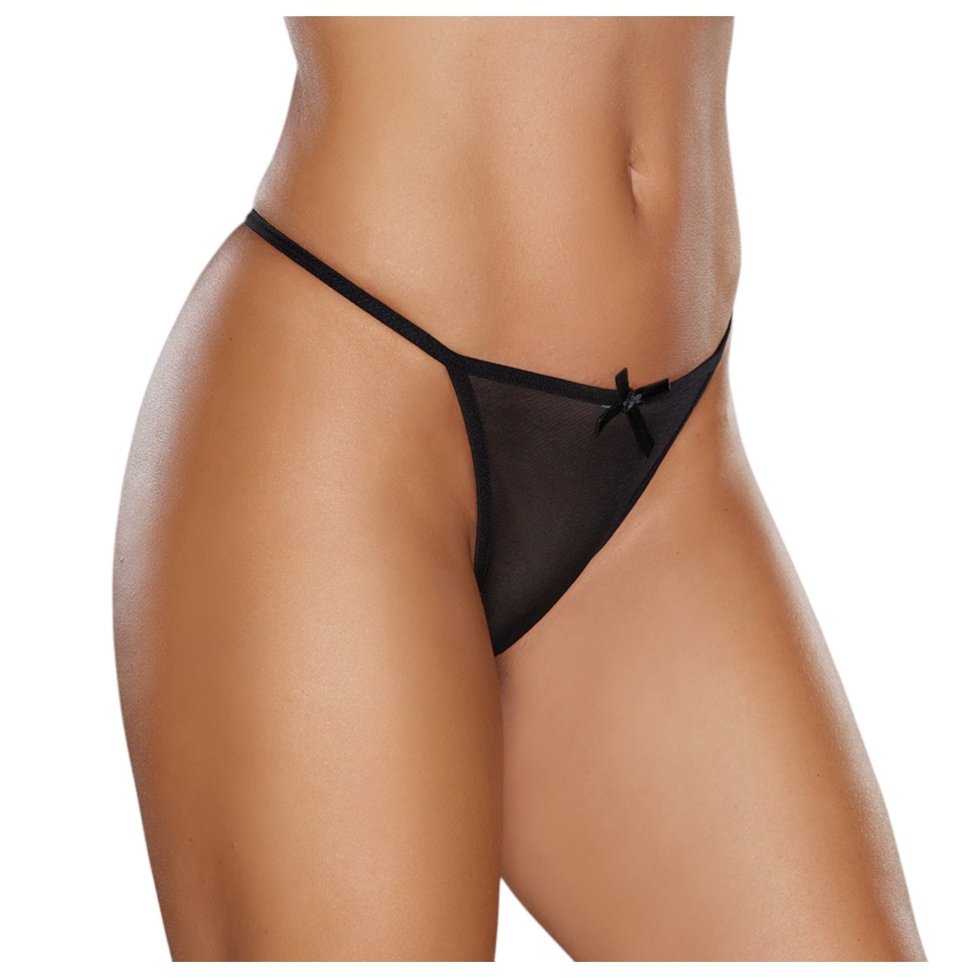 Allure What the Flirt Mesh Thong