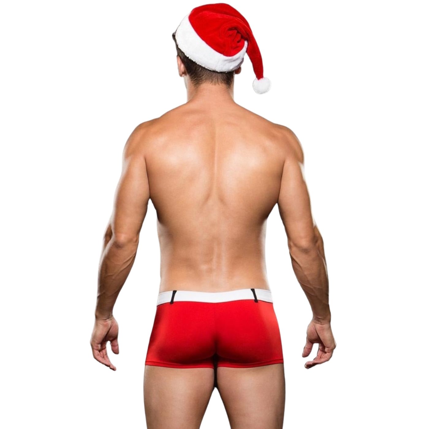 Envy Sexy Santa Costume Set with Hat and Trunks (2 Piece)