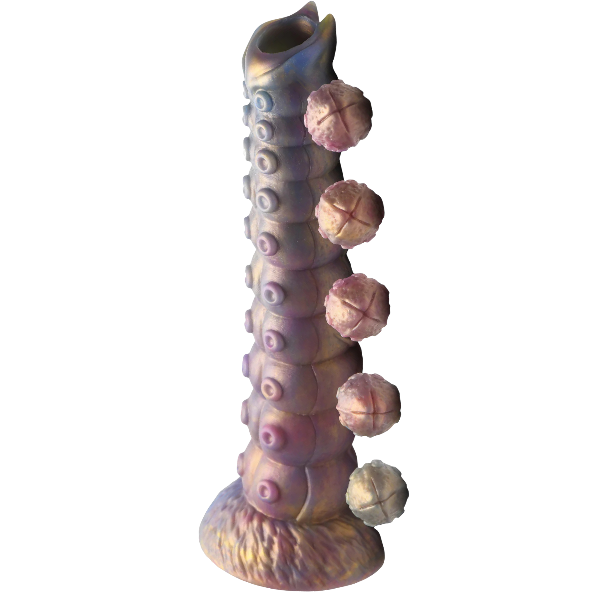 Creature Cocks Deep Invader Tentacle Ovipositor Silicone Dildo with Eggs 11.5 Inch