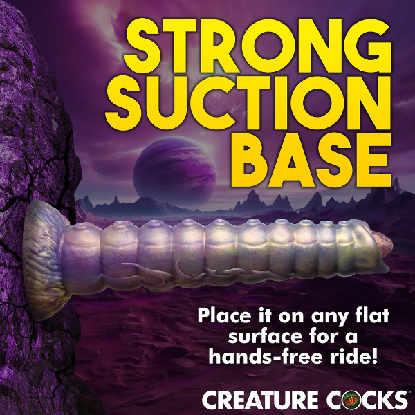 Creature Cocks Deep Invader Tentacle Ovipositor Silicone Dildo with Eggs 11.5 Inch