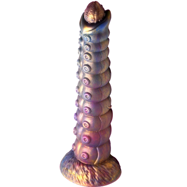 Creature Cocks Deep Invader Tentacle Ovipositor Silicone Dildo with Eggs 11.5 Inch