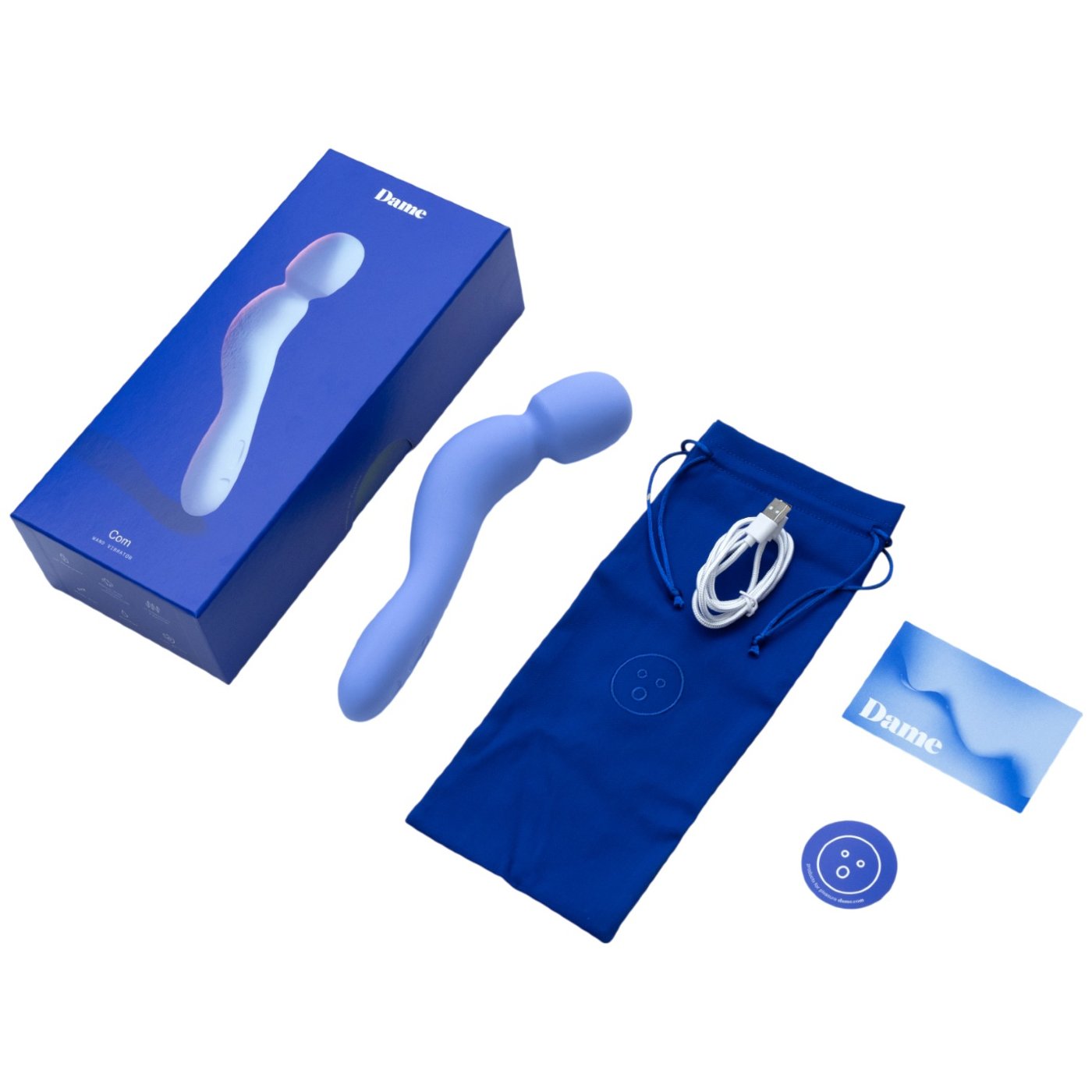 Dame Com Waterproof Rechargeable Wand Vibrator