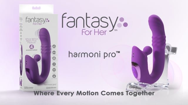 Fantasy For Her Harmoni Pro Throbbing Rabbit Vibrator