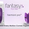 Fantasy For Her Harmoni Pro Throbbing Rabbit Vibrator