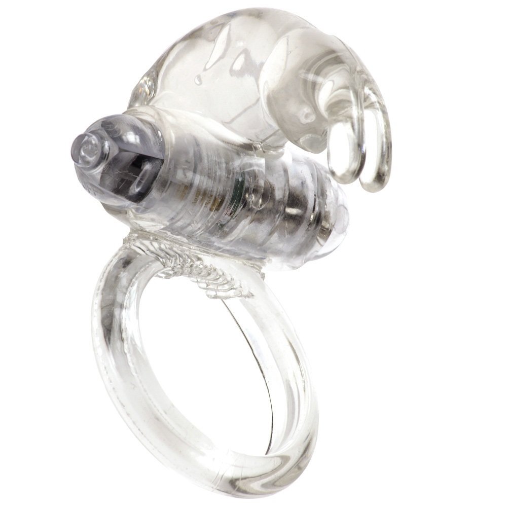 Me You Us Classic Rabbit Cock Ring Transparent
