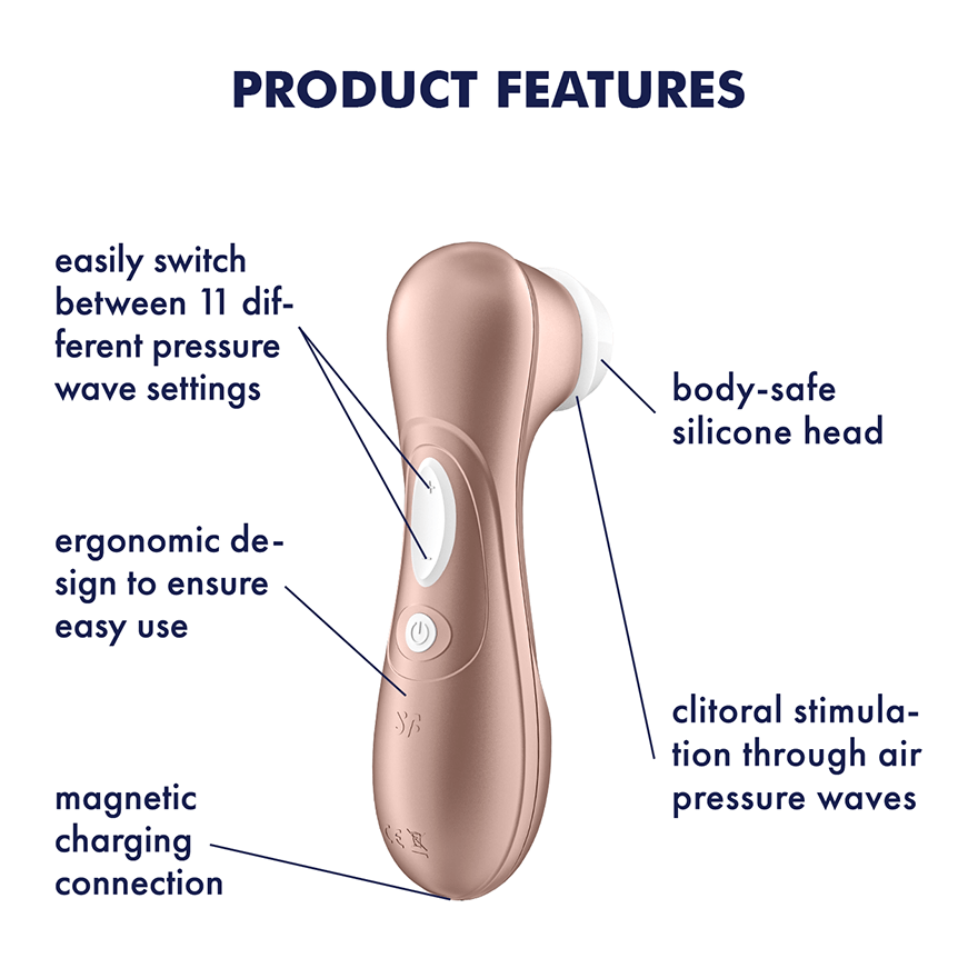 Satisfyer Pro 2 Generation 2 Air Pulse Clitoral Stimulator Pink