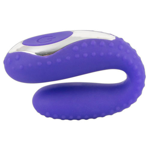 You2Toys Rechargeable Blowjob Silicone Vibrator Blue 4.3 Inch