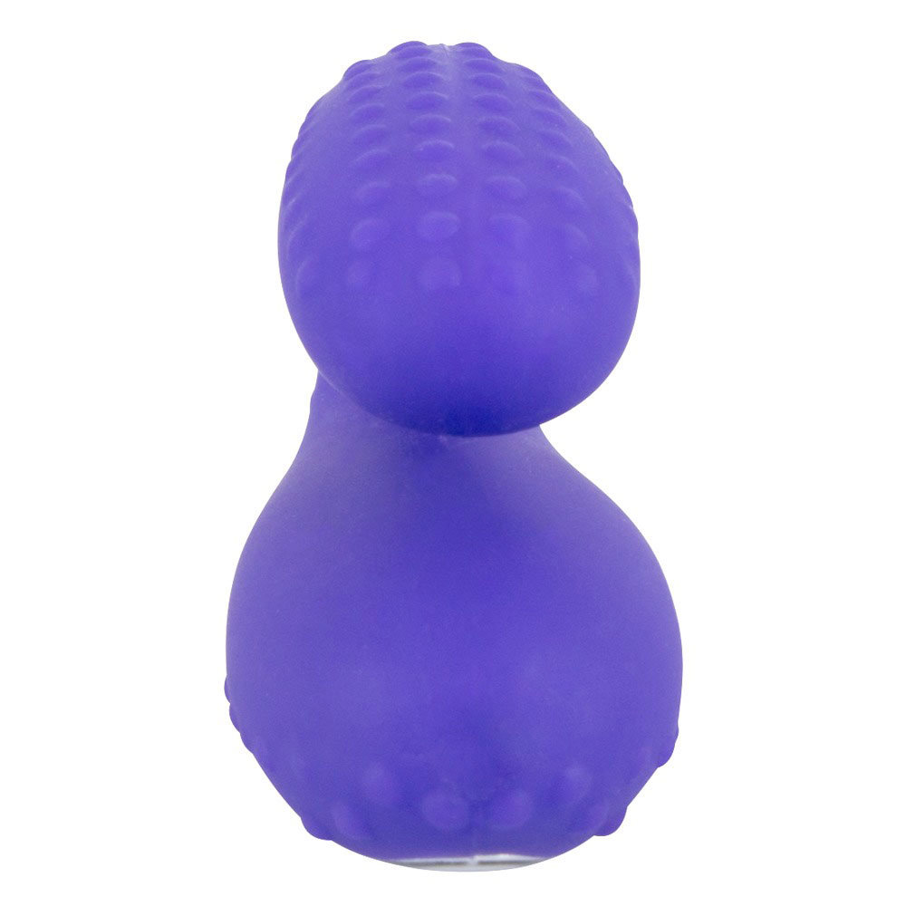 You2Toys Rechargeable Blowjob Silicone Vibrator Blue 4.3 Inch