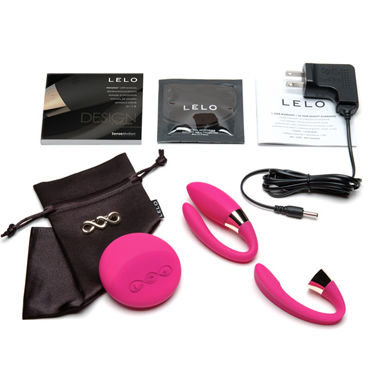 LELO Tiani 2 Remote Controlled Rechargeable Couples Vibrator Cerise