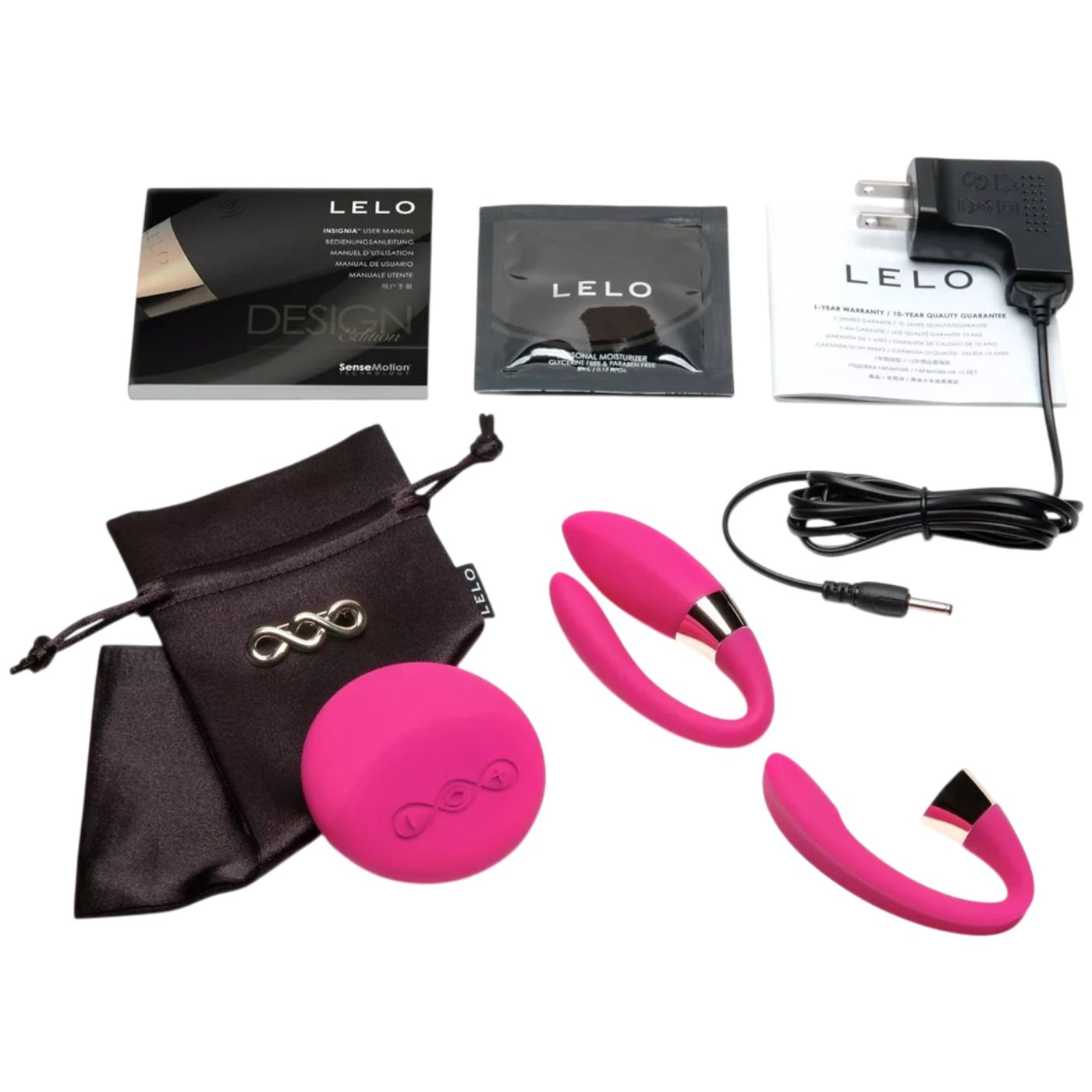 LELO Tiani 2 Remote Controlled Rechargeable Couples Vibrator Cerise
