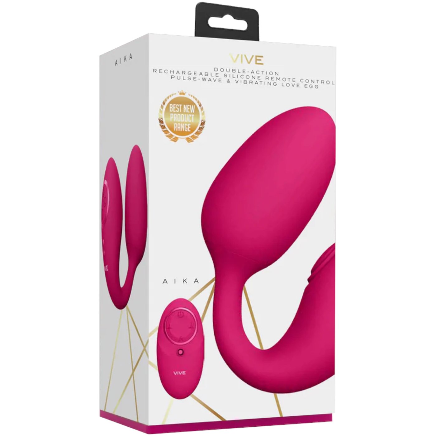 Vive Aika Aika Pulse Wave & Vibrating Love Egg Pink