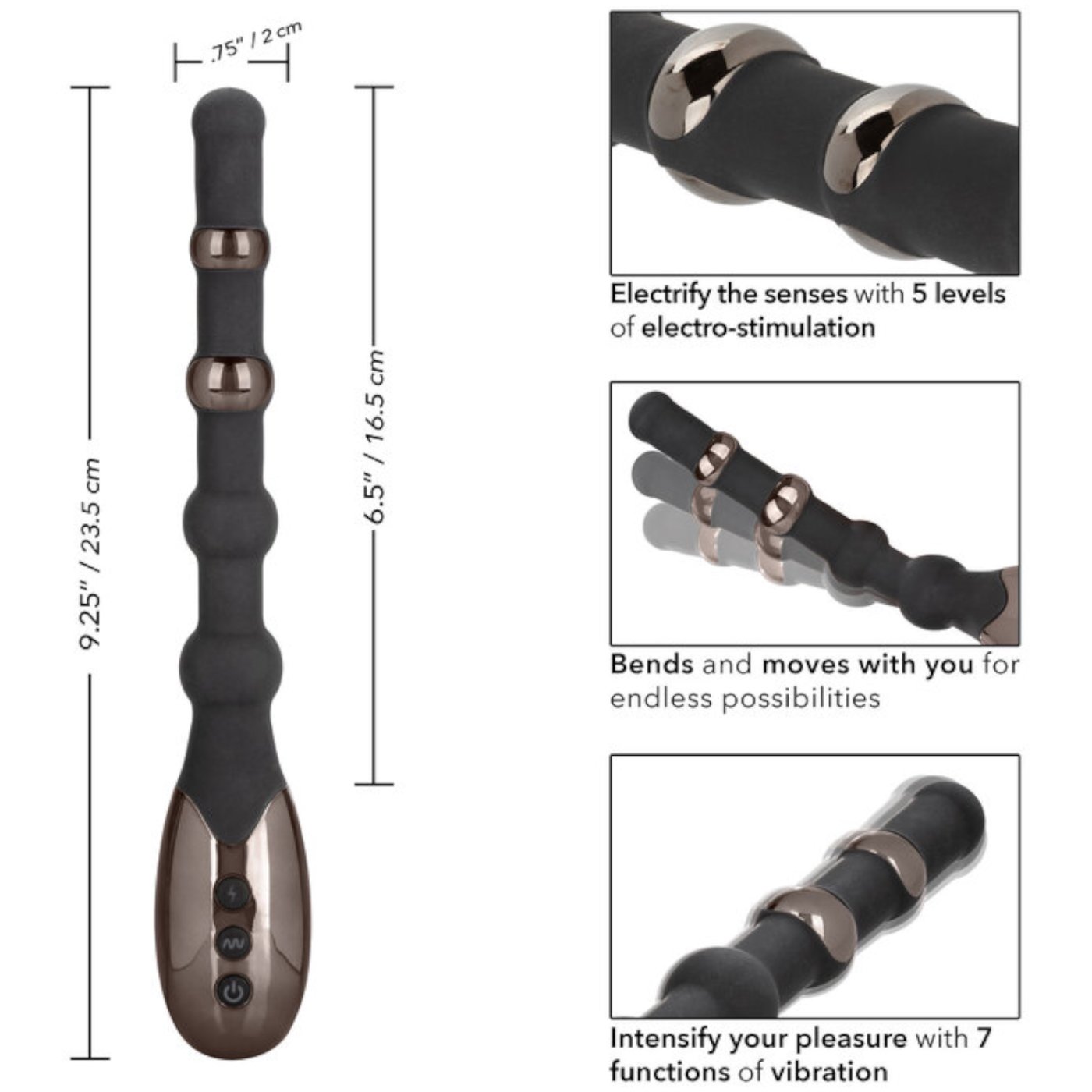 Volt Electro Beads E-Stim Vibrating Anal Beads