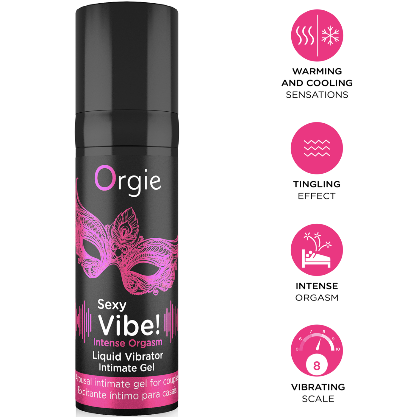 Orgie Sexy Vibe! Intense Orgasm Liquid Vibrator 15ml