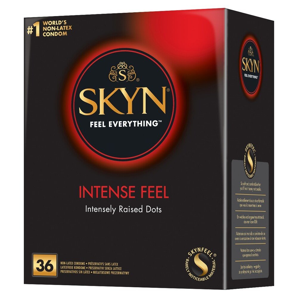 SKYN Intense Feel Non-Latex Condoms 36 Pack