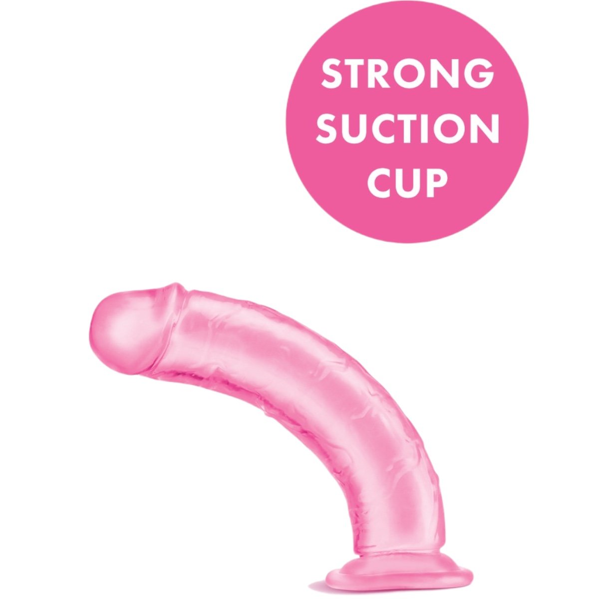 Me You Us Ultra Cock Pink Jelly Suction Cup Dildo 6 Inch