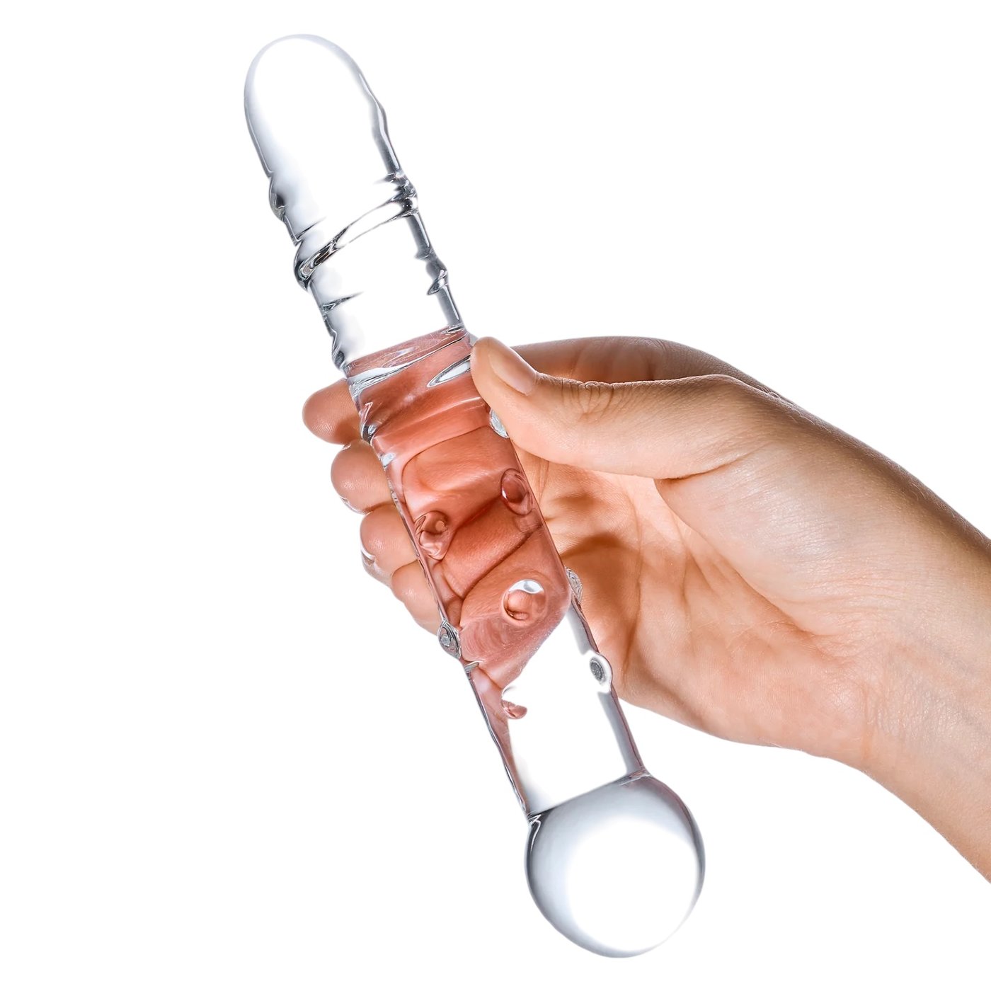 Glas Callisto Clear Glass Dildo 7 Inch