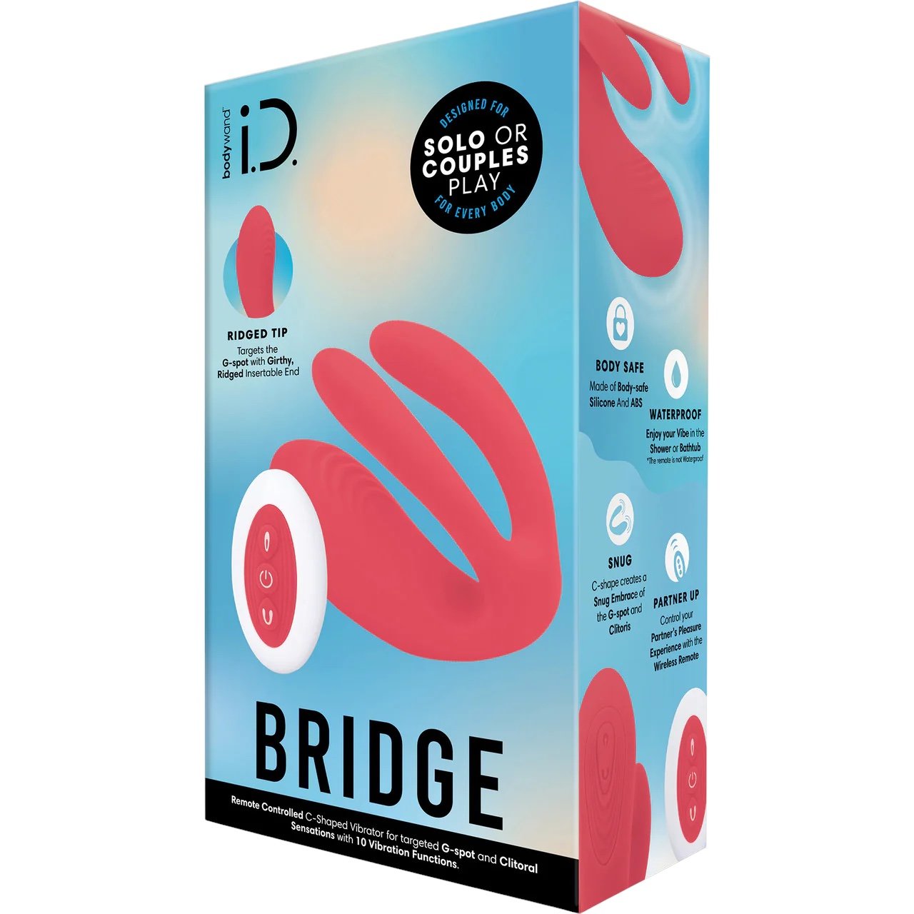 Bodywand i.D. Bridge Remote Control Rechargeable Vibrator