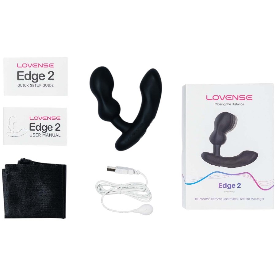 Lovense Edge 2 Dual-Motor App-Controlled Rechargeable Prostate Massager