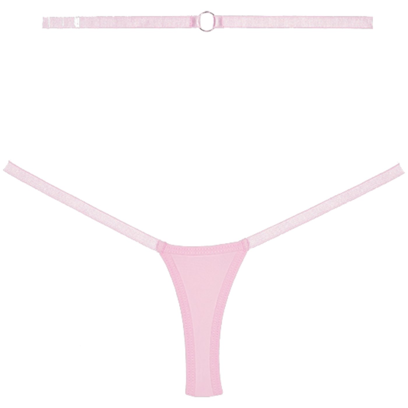 Allure Cherished Lace Thong with Criss-Cross Waist Straps
