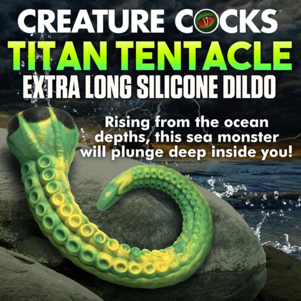 Creature Cocks Titan Tentacle Extra Long Silicone Dildo 22.5 Inch