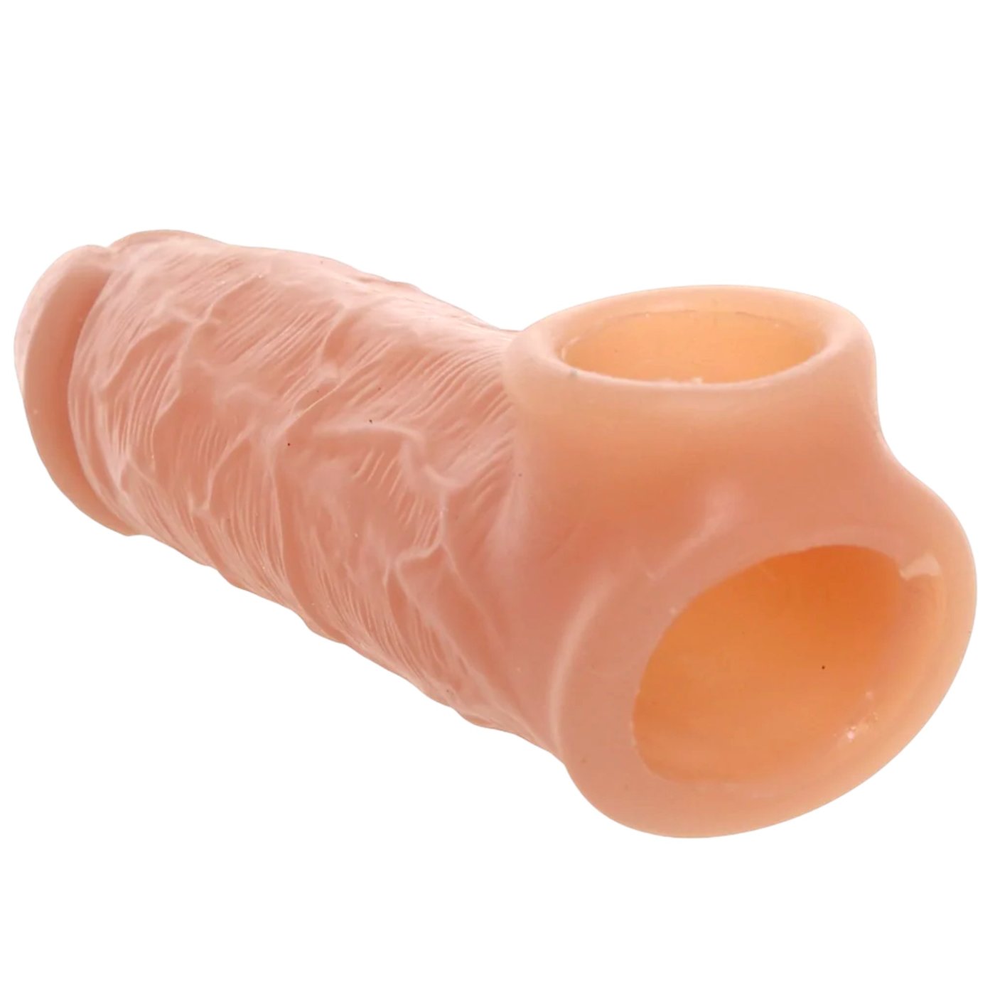 Blue Line 6.25 Inch Super Real Penis Extension Sleeve with Ball Loop
