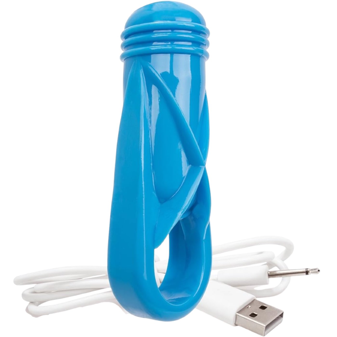 Screaming O Charged OYeah! Plus Rechargeable Vibe Ring Blue