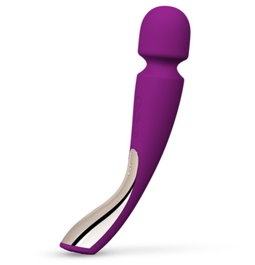 LELO Smart Wand 2 Medium Rechargeable Vibrator Deep Rose