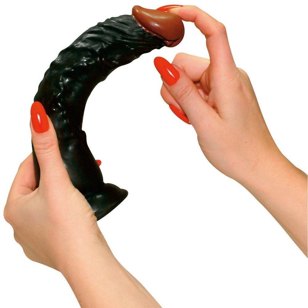 You2Toys African Lover World Of Dongs Black 8.5 Inch