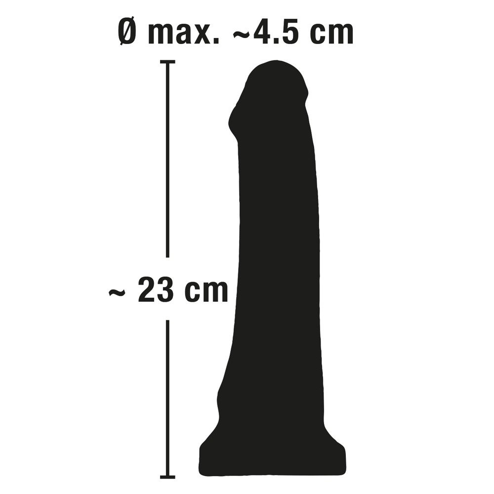 You2Toys African Lover World Of Dongs Black 8.5 Inch