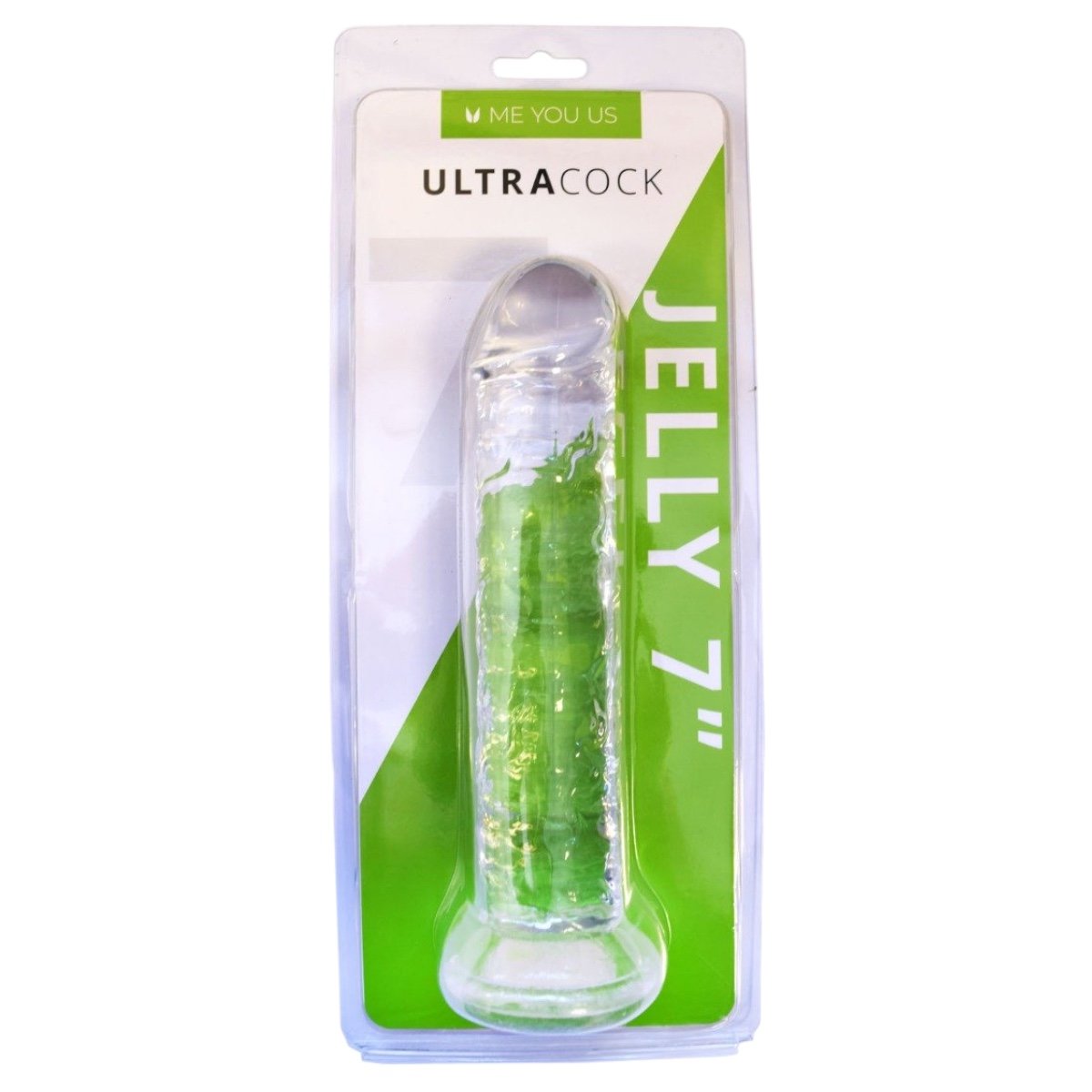 Me You Us Ultra Cock Clear Jelly Suction Cup Dildo 7 Inch