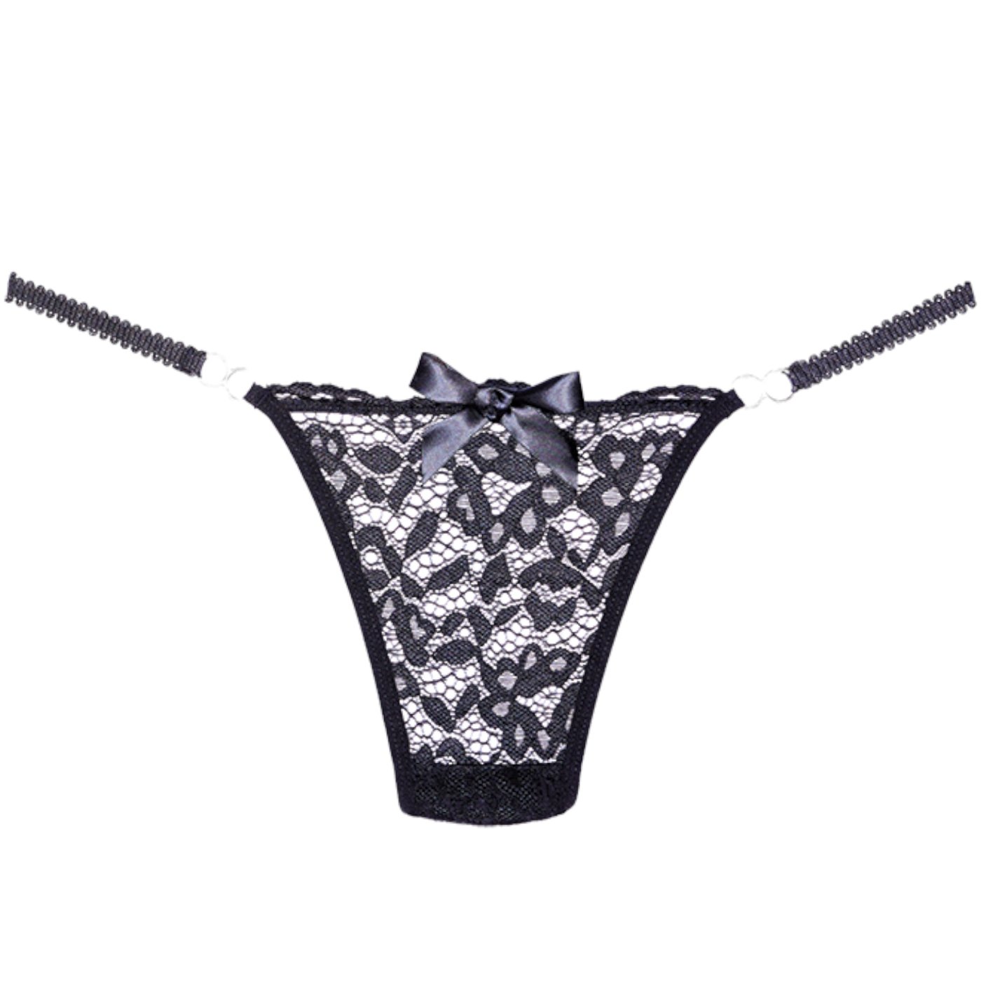Allure Sunset Lace Thong with Bow