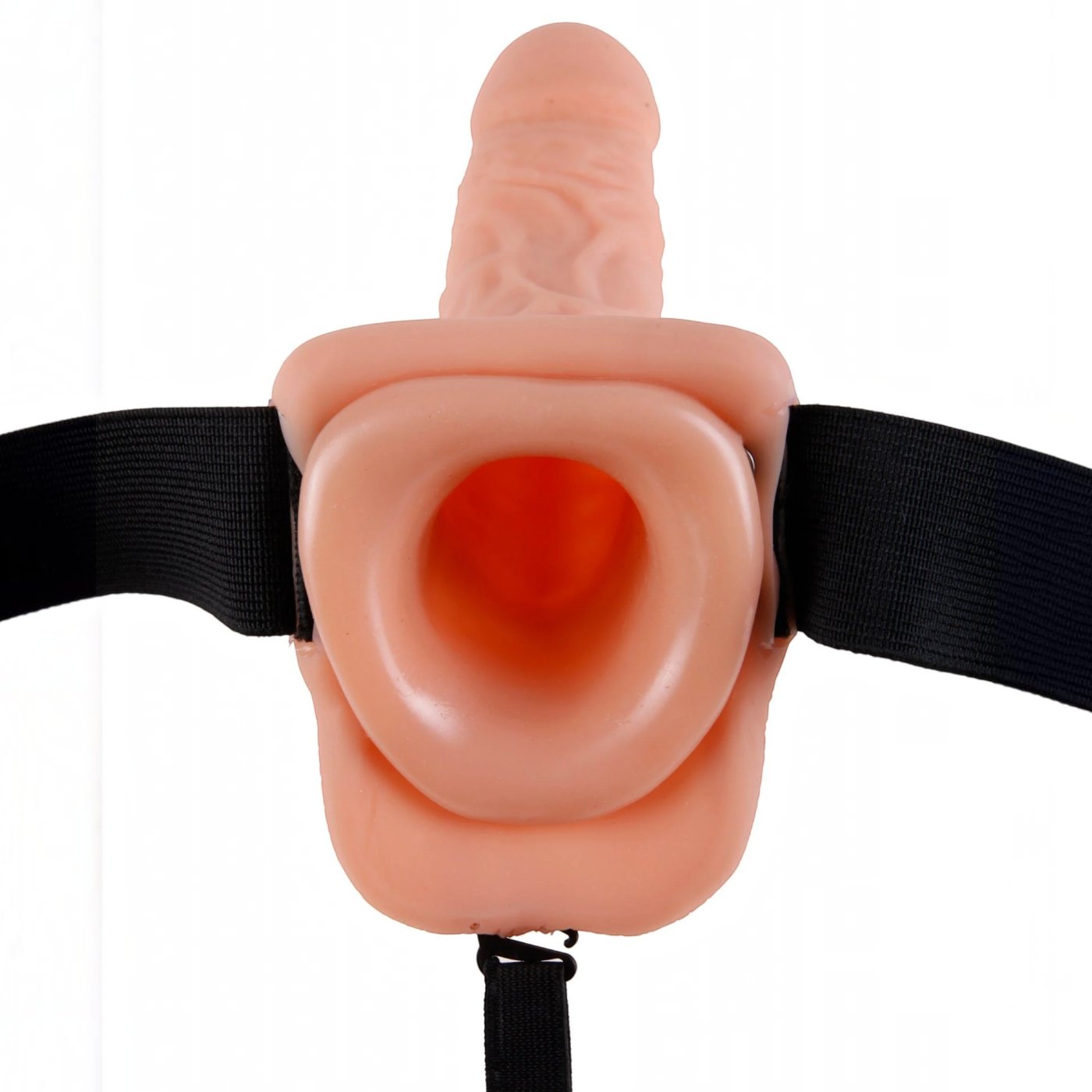 Fetish Fantasy 9 Inch Hollow Strap-On Dildo with Balls