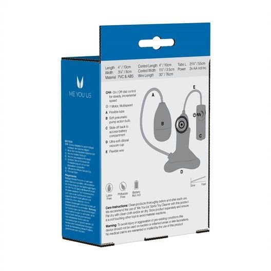 Me You Us Clitoral Masseuse Vibrating Clit Pump