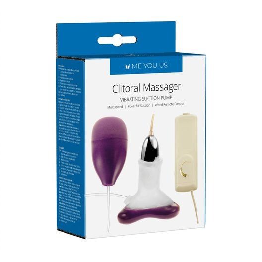 Me You Us Clitoral Masseuse Vibrating Clit Pump