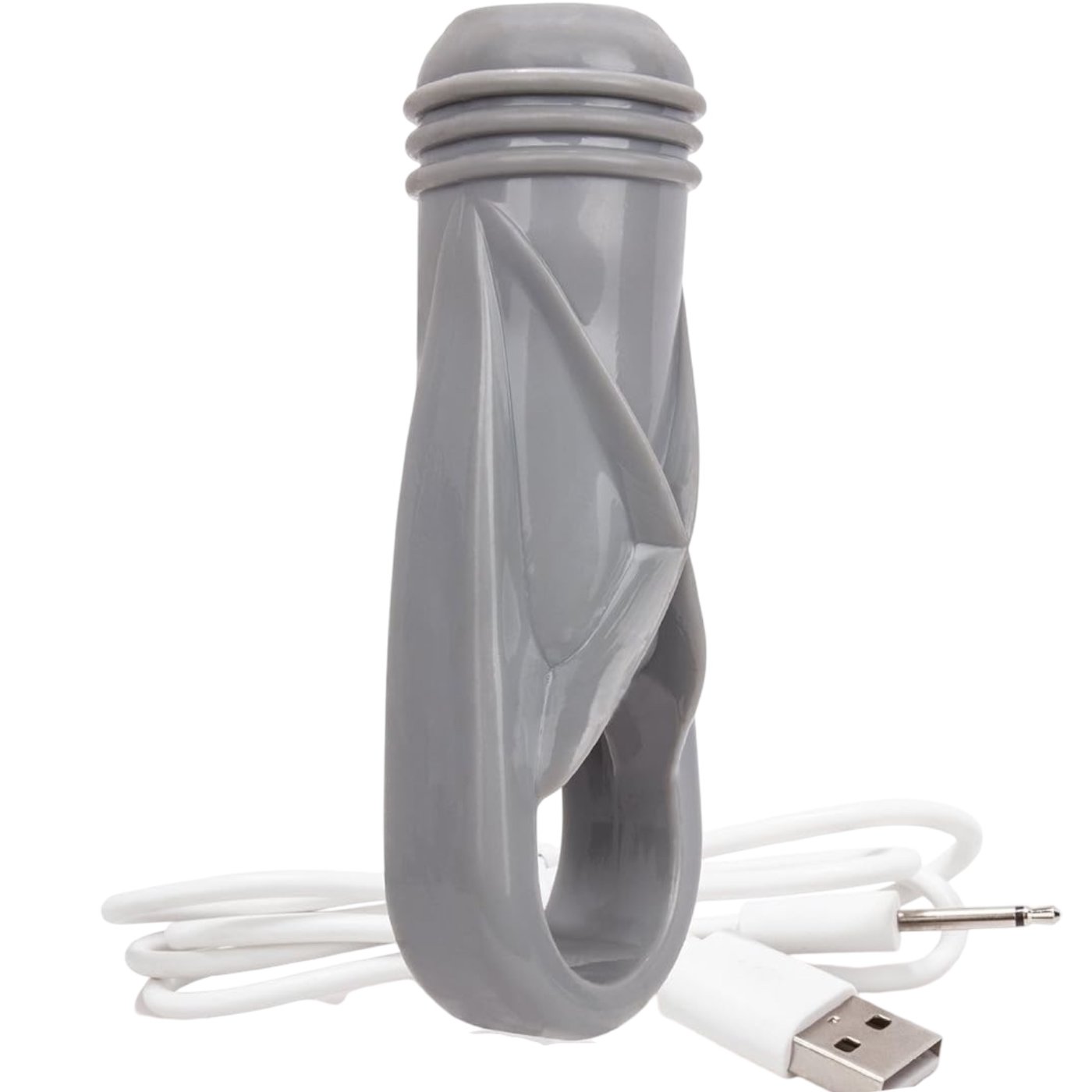 Screaming O Charged OYeah! Plus Rechargeable Vibe Ring Grey