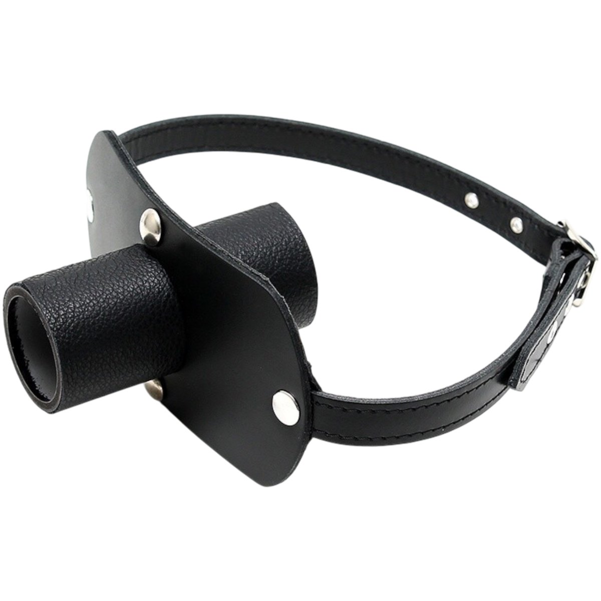 Rimba Leather Hollow Tube Mouth Gag – Rimba