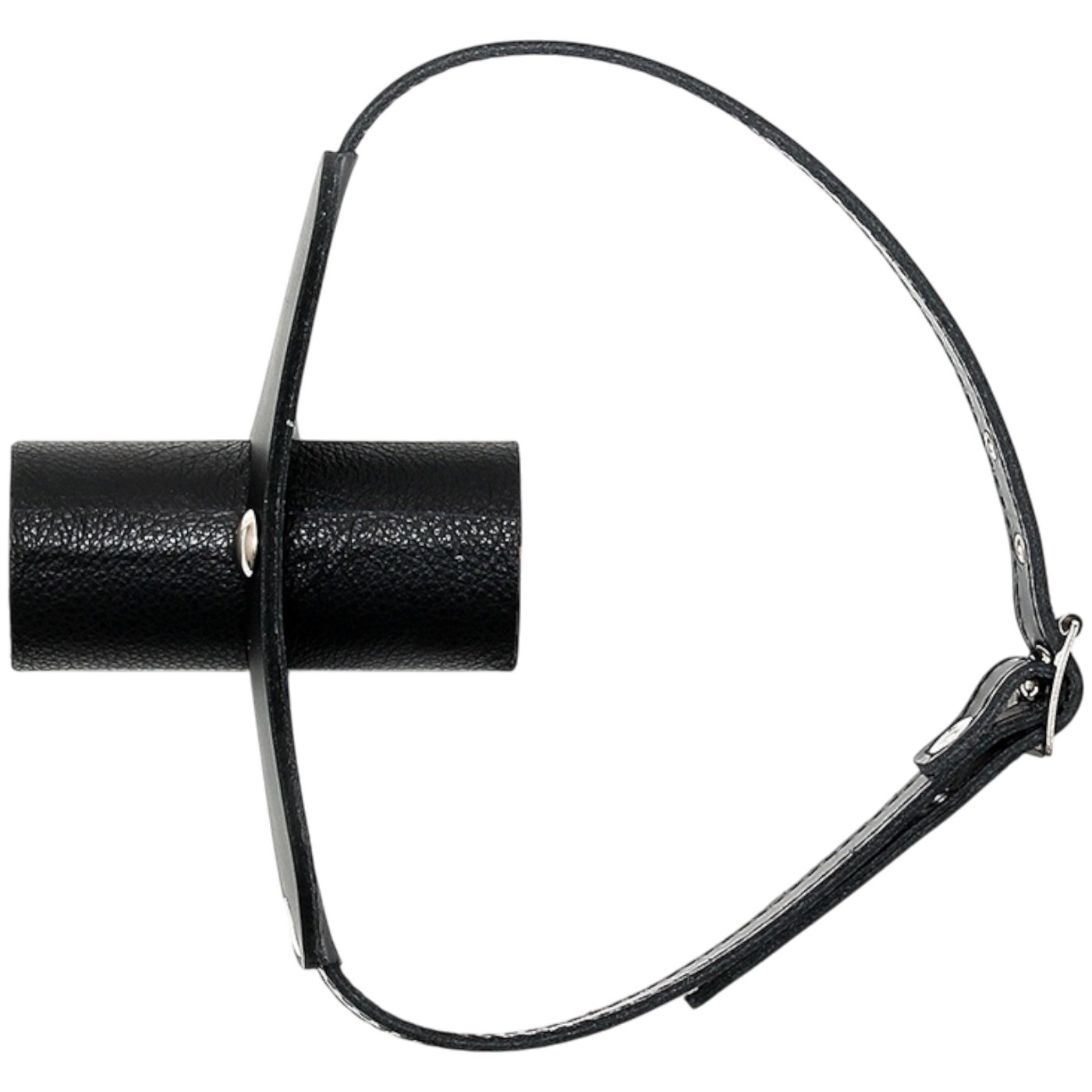 Rimba Leather Hollow Tube Mouth Gag