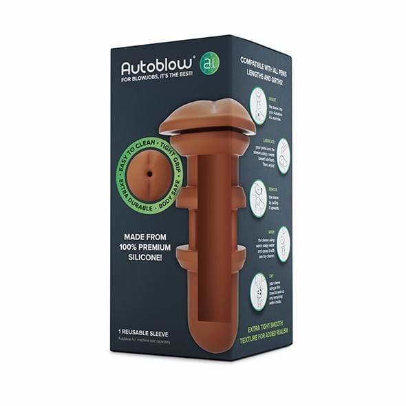 Autoblow A.I. Silicone Anus Sleeve Brown