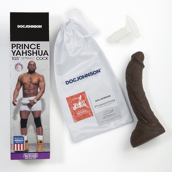 Signature Cocks Prince Yahshua Ultraskyn Cock with Suction Cup 10.5 Inch