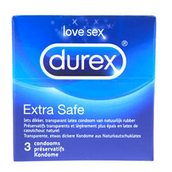 Durex Extra Safe Condoms 3 Pack Durex Extra Safe Condoms 3 Pack