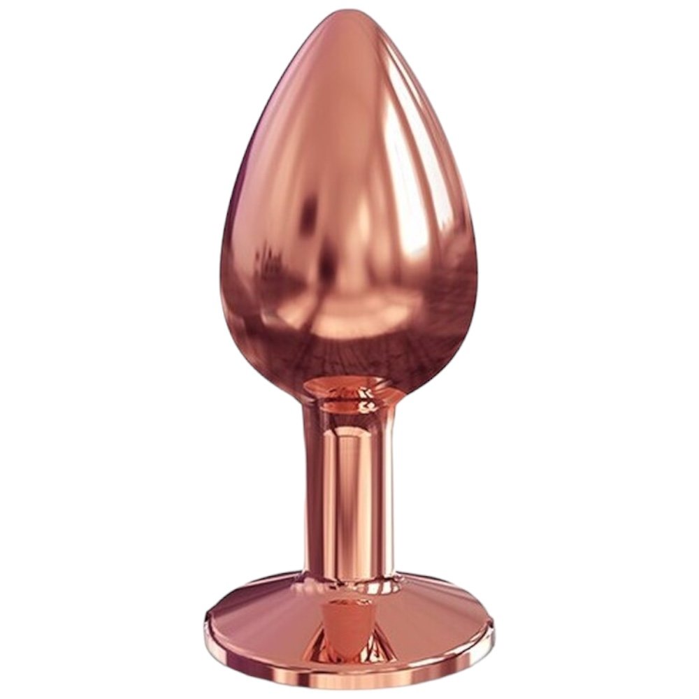 Dorcel Diamond Jewelled Rose Gold Metal Butt Plug Small
